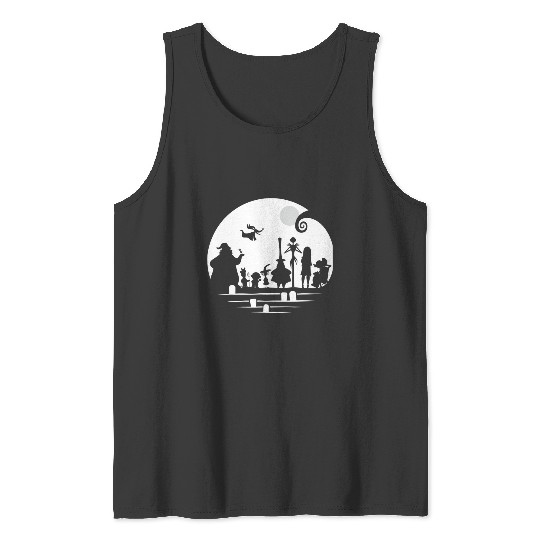 New The Nightmare Before Christmas Character Silhouette  : The nightmare dog zero , Nightmare Zero Dog Shirt ,  Zero Nightmare Before Christmas Disney Halloween Tank Tops