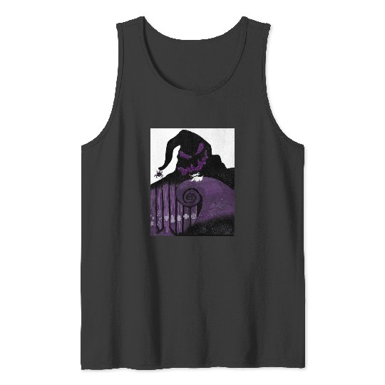 Oogie Boogie and the Trees to each holiday Zipper Pouch: The nightmare dog zero , Nightmare Zero Dog Shirt ,  Zero Nightmare Before Christmas Disney Halloween Tank Tops