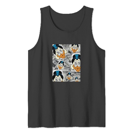 Scrooge McDuck  17SALE!! Mickey Retro Disney Shirt, Mickey Checkered Shirt, Vintage Disney, Retro Mickey, Mickey Gift S-5XL Tank Tops