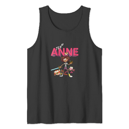 womens Disneys channel amphibia team anne Tank Tops