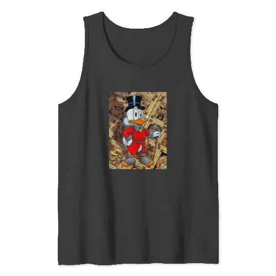 Scrooge McDuck  27SALE!! Mickey Retro Disney Shirt, Mickey Checkered Shirt, Vintage Disney, Retro Mickey, Mickey Gift S-5XL Tank Tops
