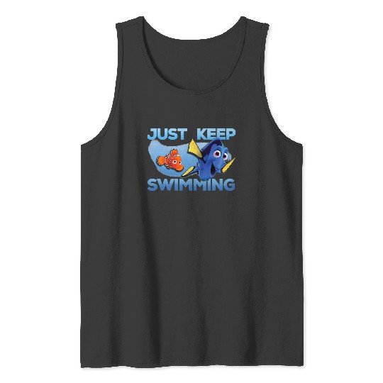 Disneyss Pixar Finding Dory Just Swimming With Nemo T Tee T Tee Tank Tops