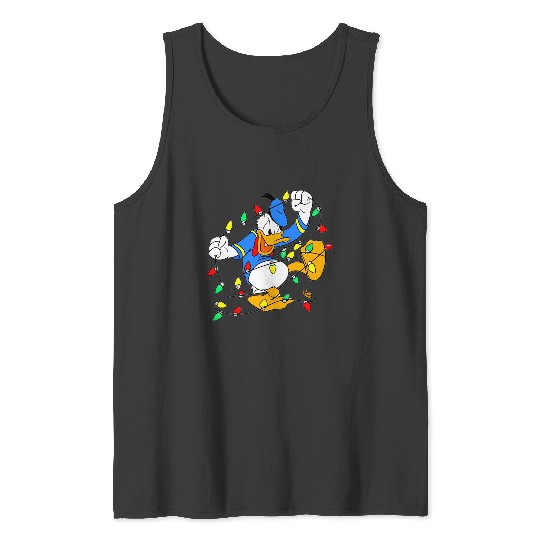 Donald Duck Party  SALE!! Mickey Retro Disney Shirt, Mickey Checkered Shirt, Vintage Disney, Retro Mickey, Mickey Gift S-5XL Tank Tops