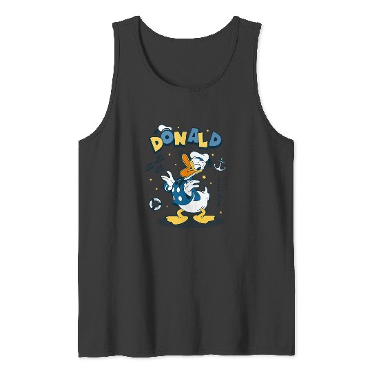 Art - Donald Duck  SALE!! Mickey Retro Disney Shirt, Mickey Checkered Shirt, Vintage Disney, Retro Mickey, Mickey Gift S-5XL Tank Tops