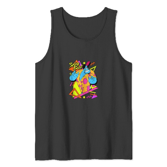 Disney Aladdin Genie Spring Break 90s Style Port Tank Tops