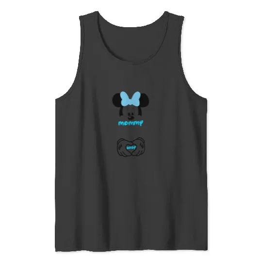 Minnie Mouse Mommy and Baby Maternity  -Disney Pregnancy - Pregnancy  - Bump  - - Disney  - Disneyland - Disney World 4 Tank Tops