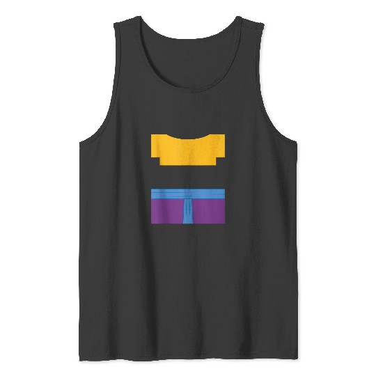 Disney The Emperors New Groove Krock Costume Tan Tank Tops