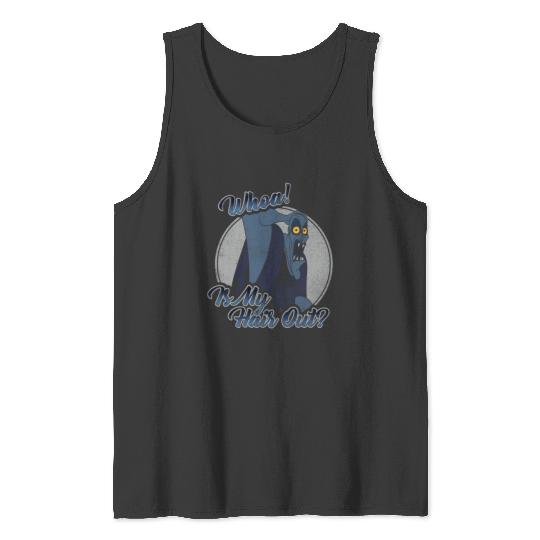 Disney Hercules Hades Whoa Is My Hair Out Graphic Tank Tops