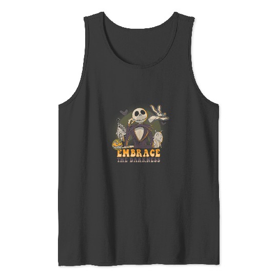 Embrace The Darkness  Halloween Jack Mashup Pumpkin Kawaii  : The nightmare dog zero , Nightmare Zero Dog Shirt ,  Zero Nightmare Before Christmas Disney Halloween Tank Tops