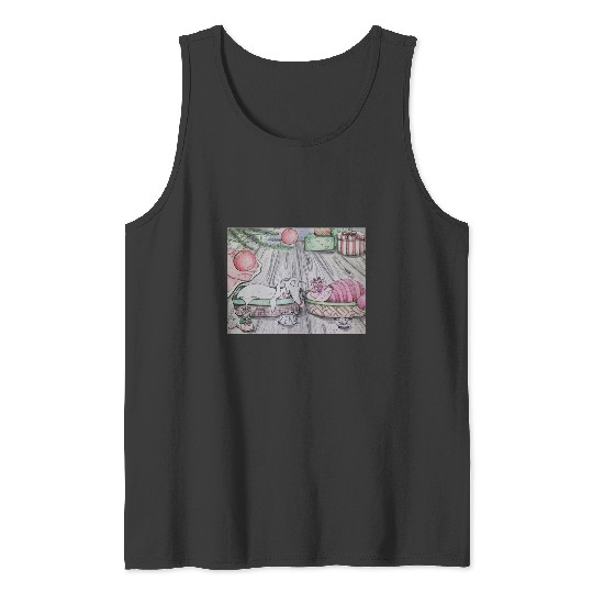 Christmas with Zero and the Cheshire Cat Sticker: The nightmare dog zero , Nightmare Zero Dog Shirt ,  Zero Nightmare Before Christmas Disney Halloween Tank Tops