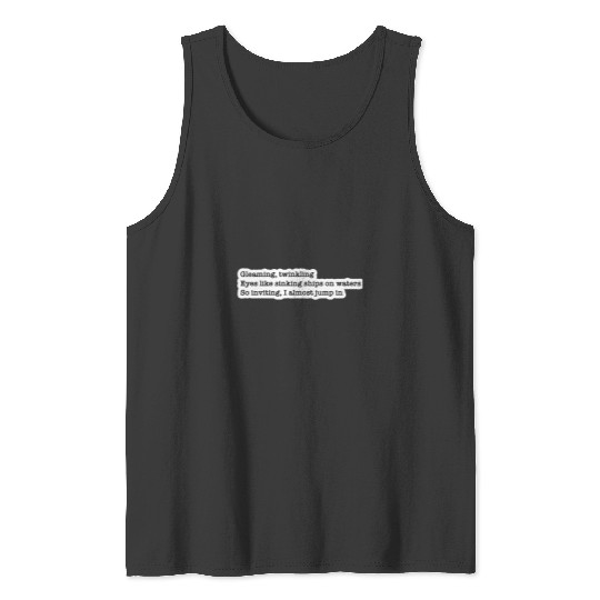 Evermore Gold Rush Tayl0r Swift Lyrics Tank Tops