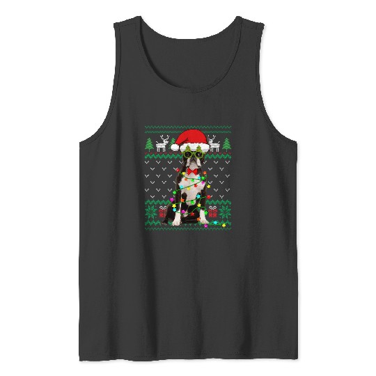 Ugly Sweater Christmas Lights Boston Terrier Dog Puppy Lover Sweatshirt  1: Bobs Burgers Family Shirt, Bobs Burgers Vintage Tank Tops
