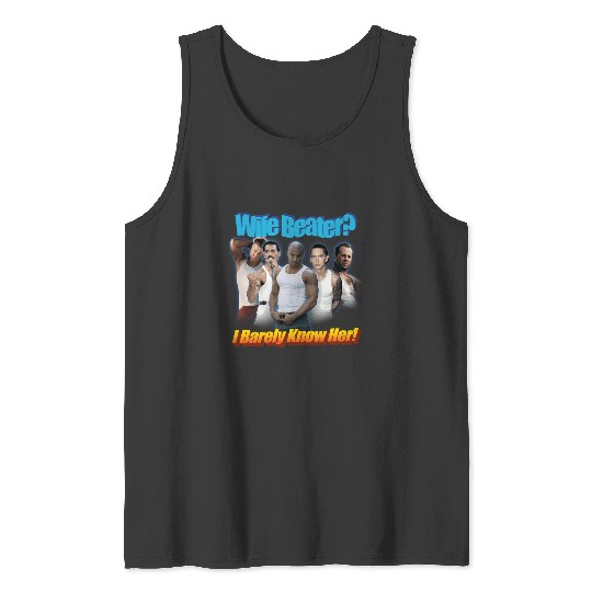 Wife Beater I Barely Know Her Parody Tee  : Bobs Burgers Family Shirt, Bobs Burgers Vintage Tank Tops