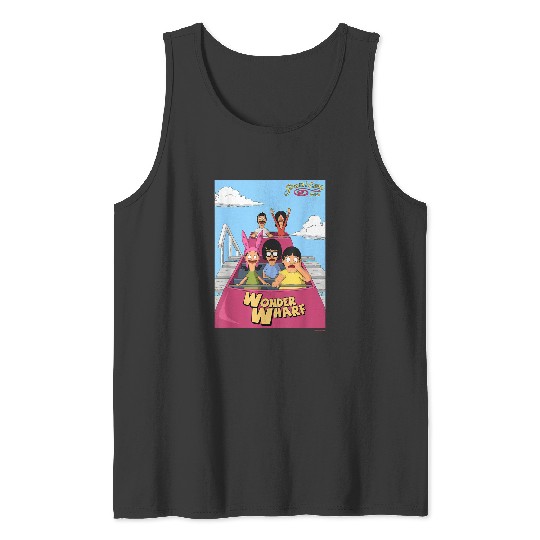 The Bobs Burgers Movie Wonder Wharf Roller Coaster Tank Tops