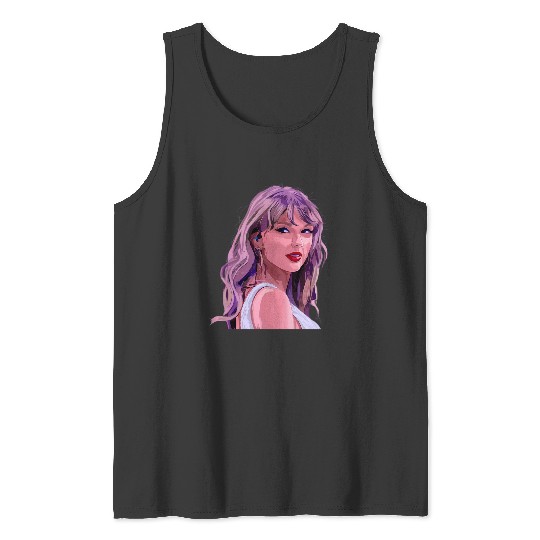 Discover swift eras tour digital drawing swift art Tank Tops