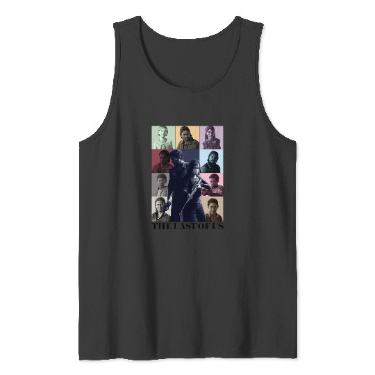 The Last Of Us Eras Tour (Writing) Tank Tops