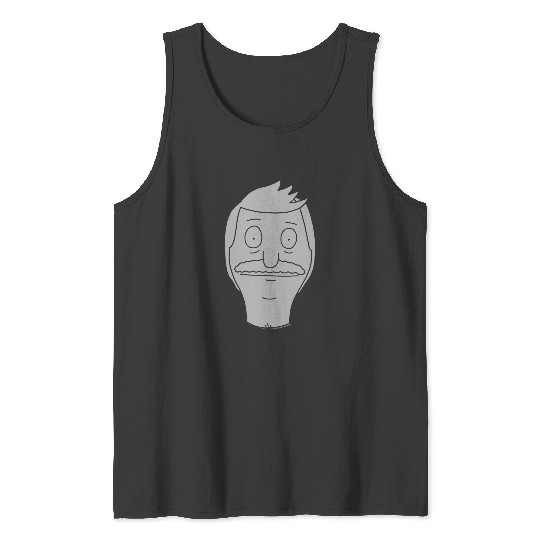 Bobs Burgers Bob Monochromatic Big Faces_1 Tank Tops