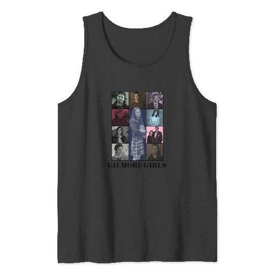 Gilmore Girls Eras Tour Poster (black Print) Tank Tops