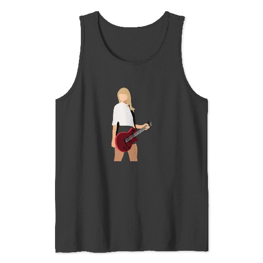 Discover Taylor red guitar Tank Tops