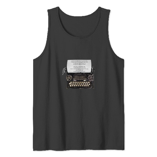 Discover the typewriter tortured poets department Taylor 2 Tank Tops