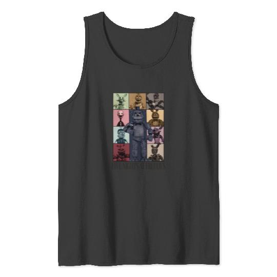 Five Nights At Freddys Eras Tour Tank Tops