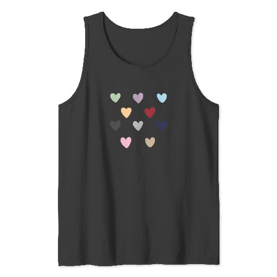 Discover Eras Tour Hearts - Taylor 2198 Tank Tops