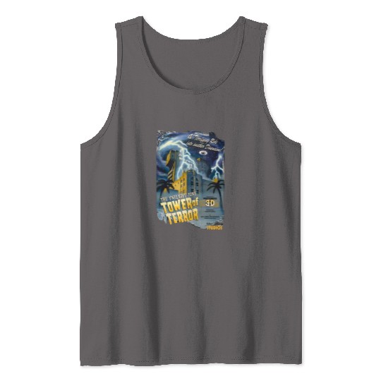 Retro Mickey And Friends Tower Of Terror Tank Tops, Mickey And Friends Tank Tops,  Disney Matching Trip 2024 Tank Tops.