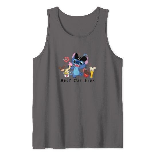 Disney Stitch Best Day Ever Tank Tops, Disney Stitch Tank Tops
