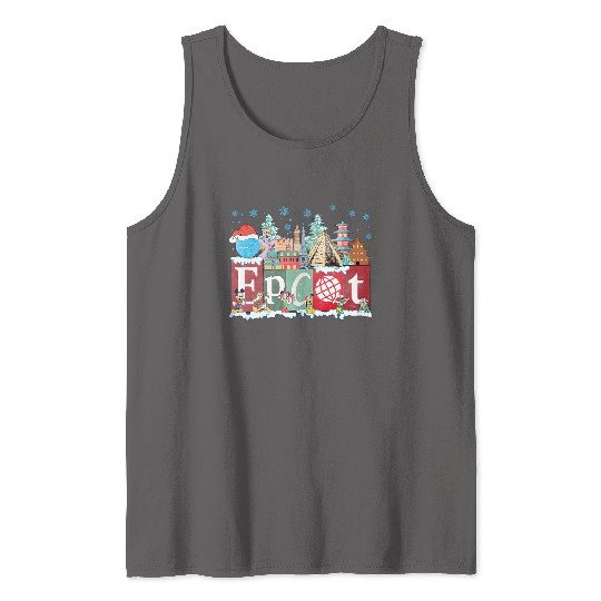 Disney Epcot Christmas Tank Tops, Joy to the World Christmas 2023 Tank Tops