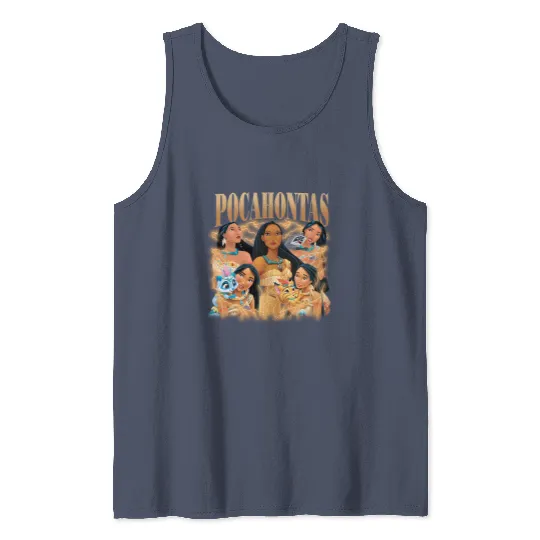 Disney Pocahontas Princess Homage Tank Tops, Disney Princess