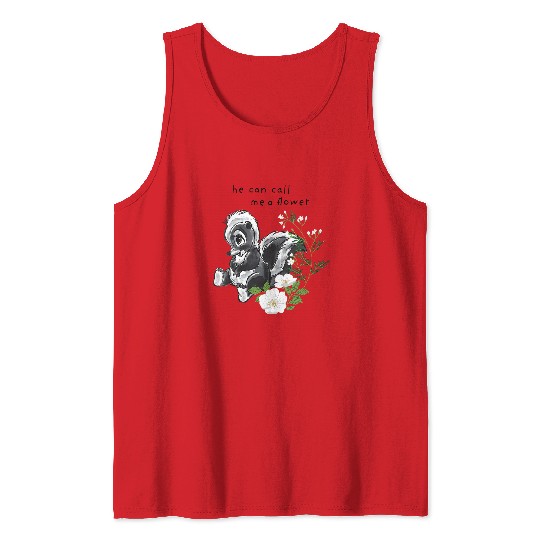 Disney Bambi He Can Call Me A Flower Tank Tops, Magic Kingdom Holiday Trip Unisex Tank Tops
