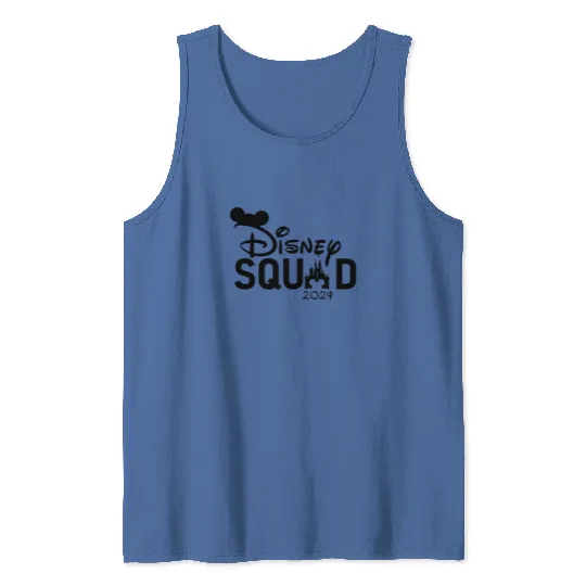 Disney Squad 2022 Tank Tops, Mickey Ears Matching Disney Trip Tank Tops For Kids Women Men, Disney Vacay Mode Tank Tops, Best Day Ever, Disney World Tank Tops