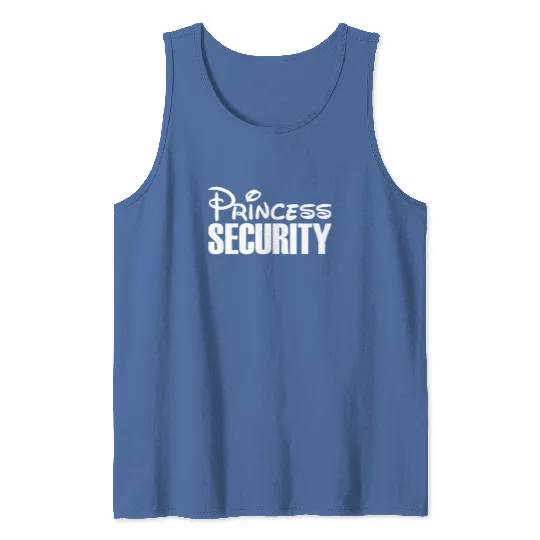 Disney Princess Security Disney Tank Tops, Disney Dad Tank Tops