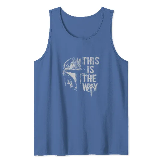 This Is The Way Tank Tops, Mandalorian Tank Tops, Disney Tank Tops