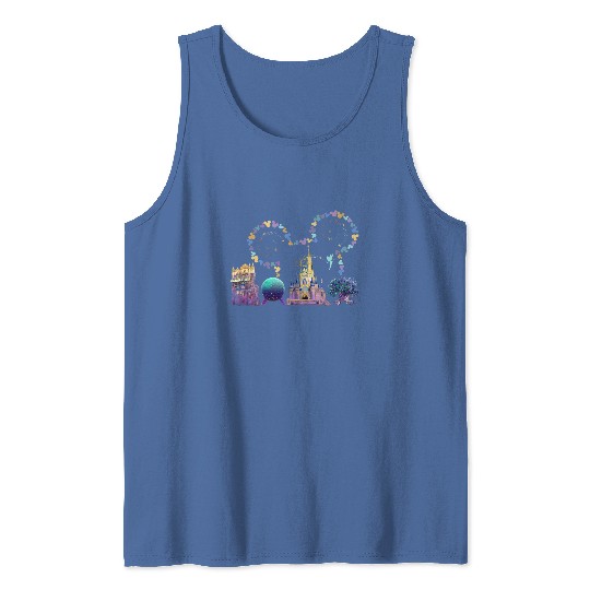 Four Parks Disney World Tank Tops, Disney Castle Tank Tops, Magic Kingdom Tank Tops