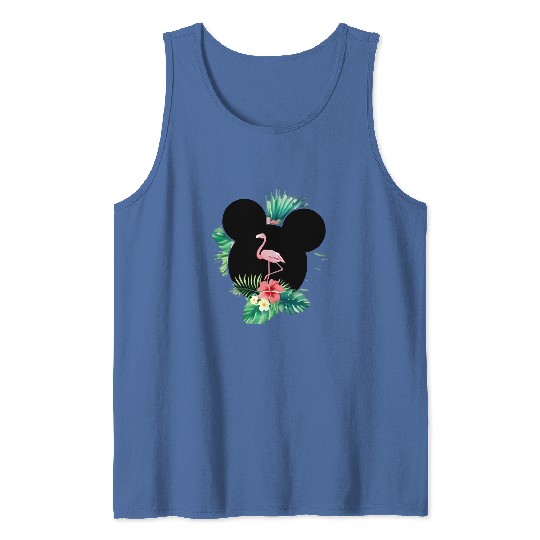 Family Disney Mickey Flamingo Floral Matching 2022 Tank Tops