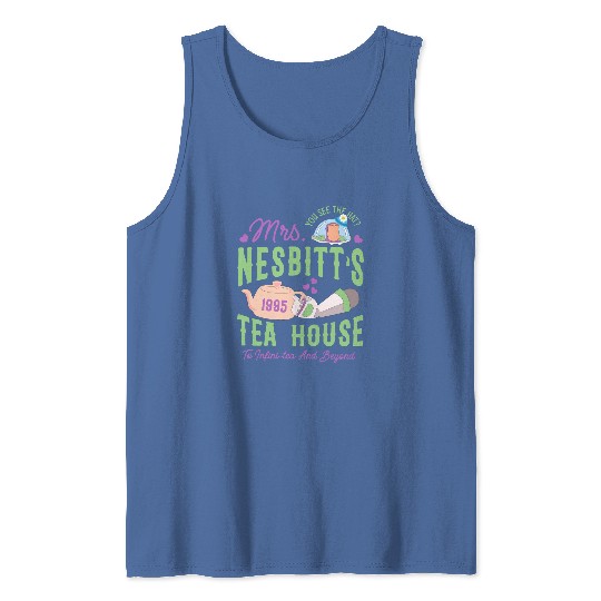 Buzz Lightyear Mrs Nesbitts Tea House To Infinity And Beyond Tank Tops,  Magic Kingdom Disneyland Family Vacation Gift