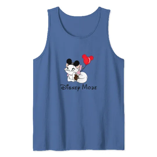 Marie Disney Mode Tank Tops, Marie Cat Tank Tops, Marie Aristocats Tank Tops