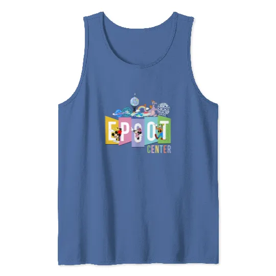 Disney Epcot Tank Tops, Epcot Center Tank Tops, Disney Epcot Vintage Tank Tops