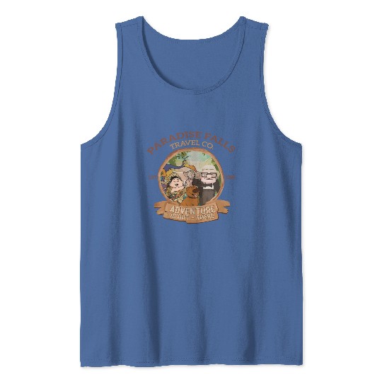 Paradise falls Travel & Co. Tank Tops, Disney up Tank Tops, Disney trip Tank Tops, Disney matching Tank Tops
