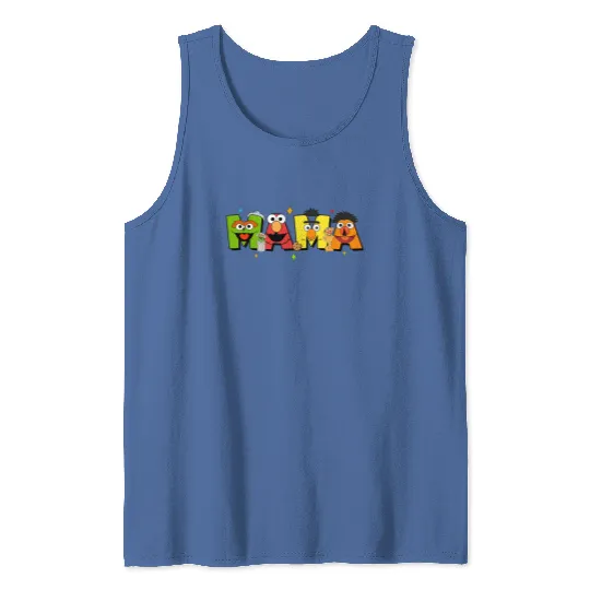 Seesame Street Mama Tank Tops, Disney Mama Tank Tops, Gifts for Mom, Mother's Day Gifts