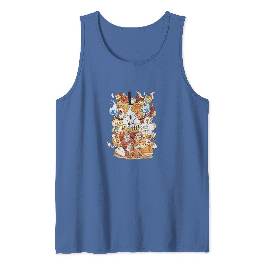 Gravity Falls Mystery Shack Retro 90s Tank Tops, Gravity Falls Tank Tops, Dipper Pines Tank Tops, Mabel Pines Tank Tops, Disney Characters