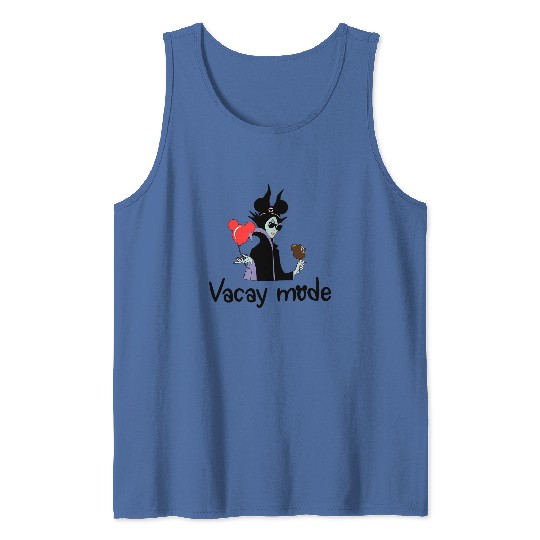 Disney Villains Vacay Mode, Maleficent Queen Sleeping Beauty Villain Tank Tops