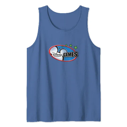 Disney Channel Games Logo Tank Tops, Mickey Disney Gamer Tank Tops, Disneyland Epcot Tank Tops, Gamer Kids Tank Tops