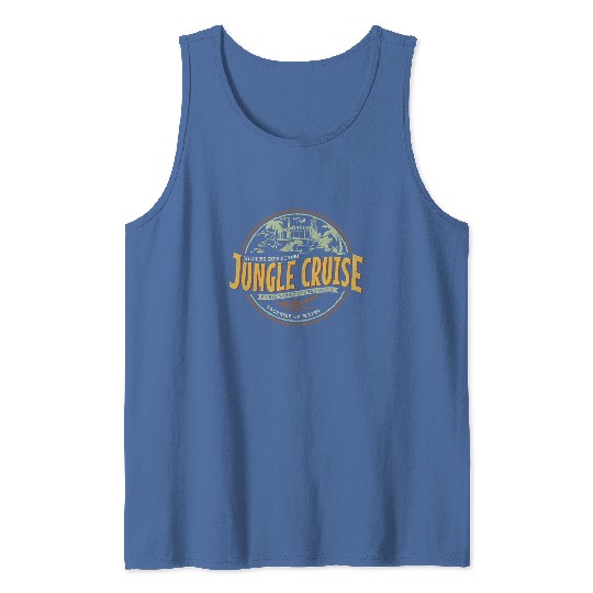 Jungle Cruise Ride Back Side Of Water Tank Tops, Vintage Disney Tank Tops