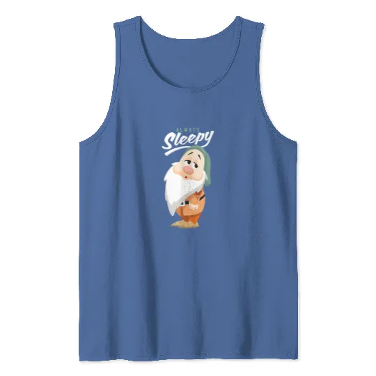 Disney Snow White And The Seven Dwarfs Always Sleepy Tank Tops, WDW Magic Kingdom Disneyland Family Vacation Birthday Gift
