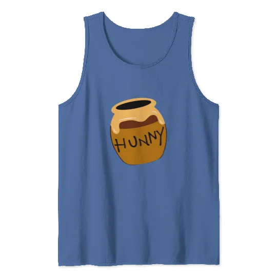 Hunny Easy Costume, Winnie the Pooh Character Minimalist Tank Tops, Disney Tank Tops