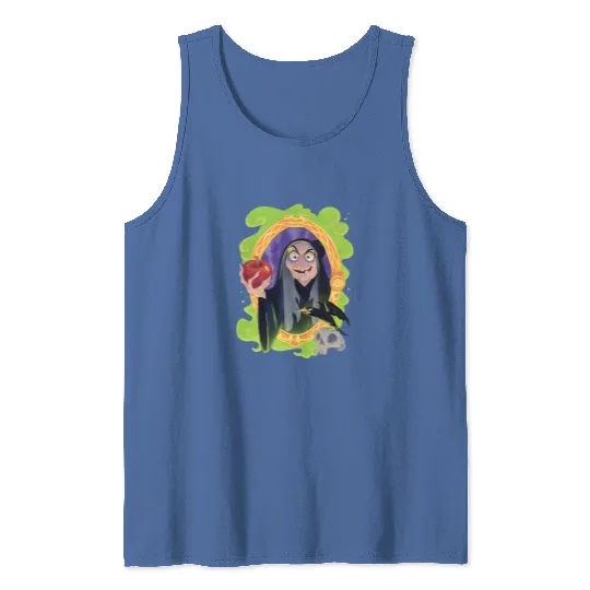 Disney Evil Queen Tank Tops, Retro 90s Evil Queen Tank Tops, Poisonous Apple Tank Tops
