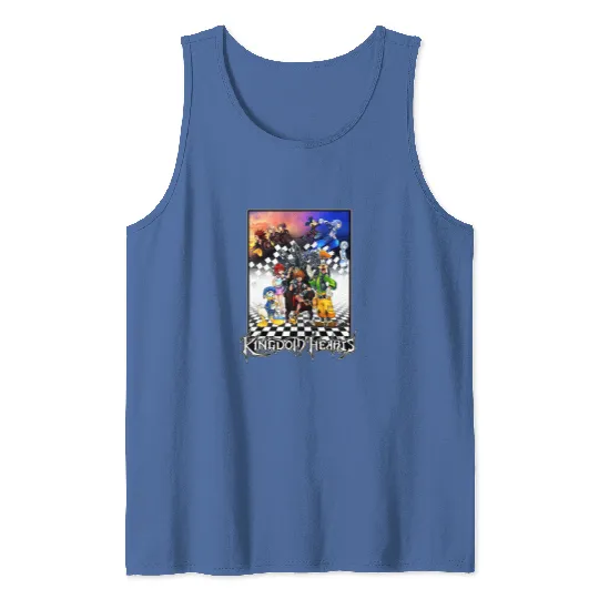 Disney Kingdom Hearts Throne Tank Tops, Kingdom Hearts