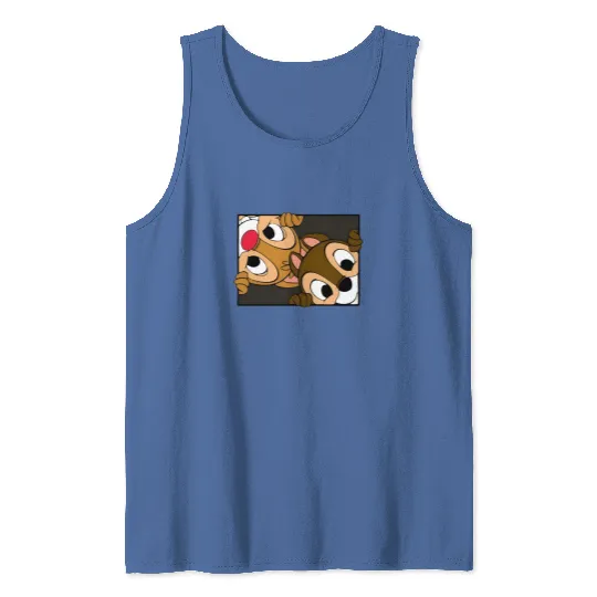 Chip n Dale Tank Tops, Disney Character Tank Tops, Chip and Dale Characters, Chip n Dale Snacks Tank Tops